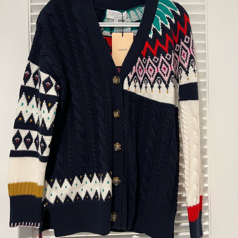 La Ligne patch cardigan